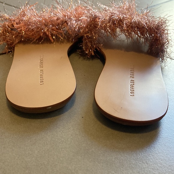LOEFFLER RANDALL sparkly pink slides size 6.5 - Picture 10 of 13